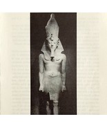 1942 Egypt Statue of Tutankhamun Historical Print Antique Ephemera 8x5  - $27.41 CAD