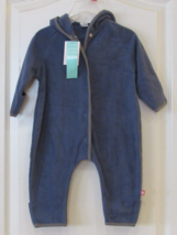 Zuntano Cozy Hooded Elf Bodysuit &amp; L/S Onesy Navy/ Navy Stripe Baby Sz 1... - $345.76 MXN