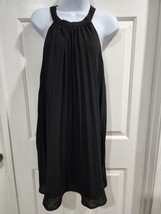 Women&#39;s Summer Sexy Temperament Halterneck Pleated Dress Solid Color Cas... - $18.66
