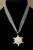 Vintage Sterling Silver Jewelry Joseph Esposito Celestial Star Necklace Pendant - £58.04 GBP