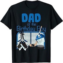 Ice Hockey Dad Of The Birthday Boy Hockey Family Matching T-Shirt - £12.59 GBP+