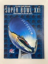 January 25 1987 NFL Denver Broncos vs New York Giants Super Bowl XXI Program - £11.35 GBP