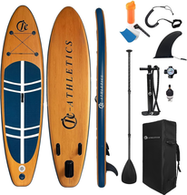 ATHLETICS Inflatable Stand up Paddle Board (6 Inches Thick), ISUP Packag... - £238.38 GBP