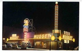 Carson City Nugget Casino Postcard Nevada Poor Man&#39;s Monte Carlo  - £14.14 GBP