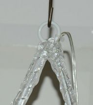 Ganz EX23535 Acrylic Light Up Hanging 16 Inches Star Battery Operated image 3