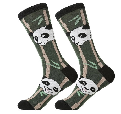 1 pair socks cotton funny crew socks cartoon