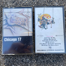 Chicago Lot of 2 Cassettes: IX Greatest Hits (1975) Columbia &amp; 17 (1984) WB - £8.33 GBP