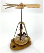 Richard Glasser KG Christmas Windmill Pyramid Angels Musicians USED - $25.00