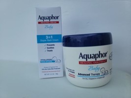 Aquaphor Baby Healing Ointment - 14oz &amp; Advanced Therapy 3.5oz. (2PK) - £24.82 GBP