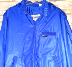 Vintage Members Only Jacket Blue Mens Size 40 (Medium) Cafe Racer Hong Kong - $77.43