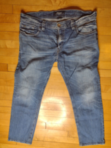 Silver Allan Slim Straight Mens Jeans Medium Wash Size 38 x 32 - £25.51 GBP