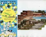 La Linda Motor Hotel Booklet 3 Postcards US Highway 90 Biloxi Mississipp... - $37.62