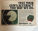 Vintage Remington Bench Rest Bullets Print Ad Advertisement  pa5 - $5.93