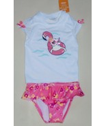 NWT Gymboree Flamingo Rashguard Swimsuit  18-24 2T  4T NEW - $17.99