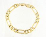 9.5mm Men&#39;s Bracelet 14kt Yellow Gold 391188 - £1,623.11 GBP