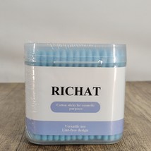 RICHAT Precision Blue Cotton Sticks for Cosmetics Purposes - 100 pcs - $5.99