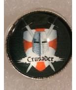 Knights Templar Crusader and Shield Lapel Pin  - $8.99