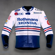 Rothmans Honda Cowhide Leather Jacket Freddie Spencer Motogp 1986 - £103.87 GBP