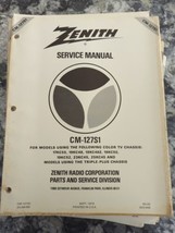 Zenith ~  Service Manual ~ CM-127s1 ~ 1979 ~  Color TV Television - $4.95