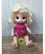 Baby Alive Potty Dance Doll w/ Green Potty Chair seat - £19.60 GBP