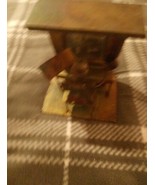 Vintage 1970&#39;s Distressed Tin Wind Up Musical Piano Player Works! Hong Kong - $16.82