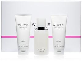 Kenneth Cole White Perfume 3.4 Oz Eau De Parfum Spray 3 Pcs Gift Set   image 6