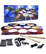Rock And Roll It – Drum Live. Roll Up Portable Drum Set For Kids &amp; Adults. - $142.59 CAD