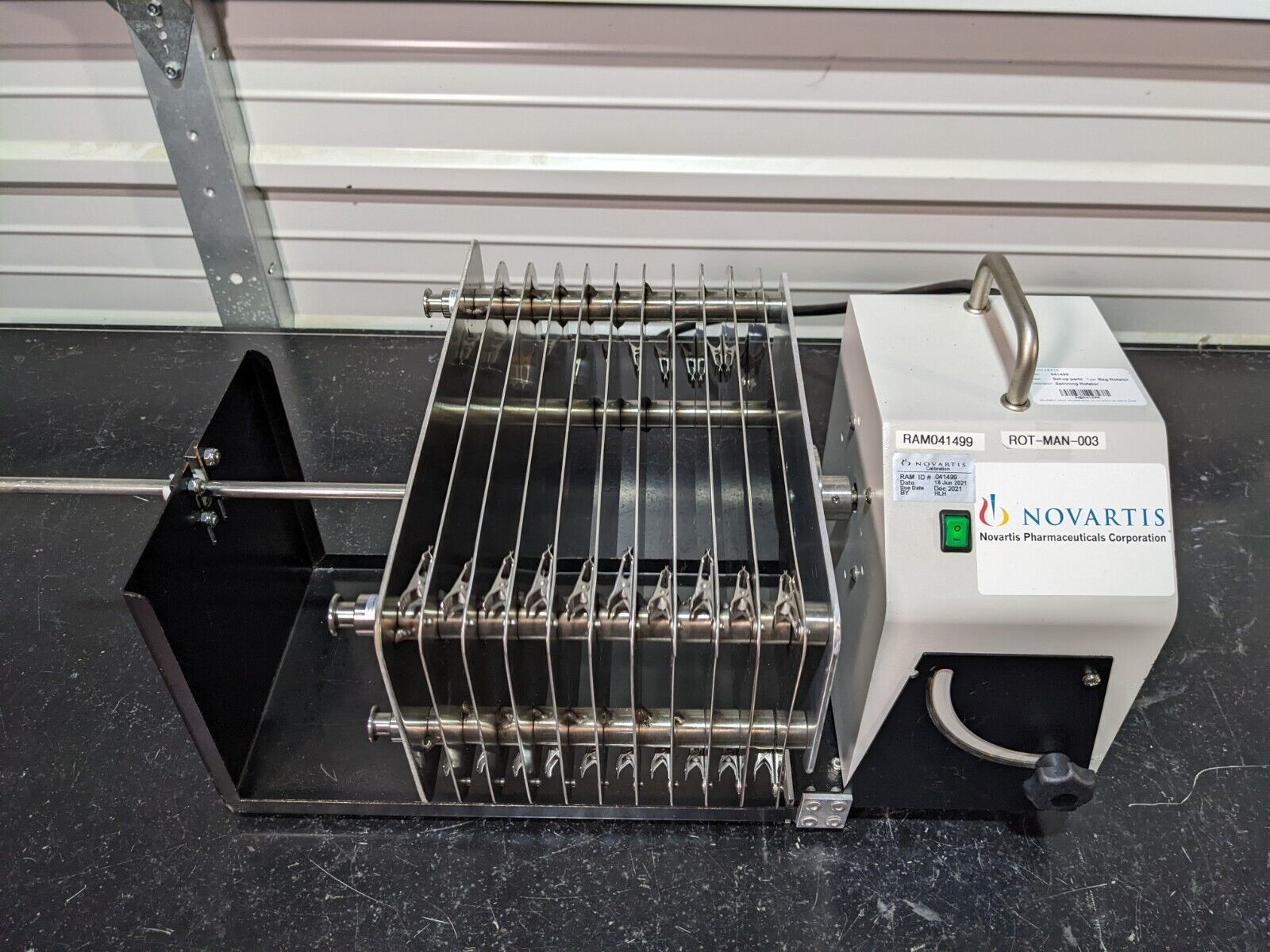 Labnet Custom LabRoller Lab Rotator H5000 w/ (10) Rotisserie Bag Plates ... - $855.00