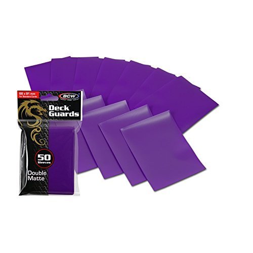 1500 Purple Double Matte Deck Guard Card Sleeves - Ultra Protectors - MTG - Drag