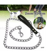 Heavy Duty Metal Chain Dog Lead With Handle Long Strong Control Leash 0.... - $204.89 MXN