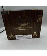 Cigar Box Empty MonteCristo  Anniversary Hinged Wood Felt Bottom - £8.12 GBP