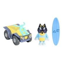 Bluey, Beach Quad Vehicle, Includes Bandit Figure, Toddler Toy - £15.89 GBP