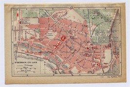 1927 Original Vintage City Map Of SAINT-GERMAIN-EN-LAYE / France - £15.57 GBP