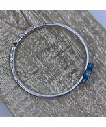 Brighton PETITE MARVELS Seahorse Sea Horse Blue Enamel Crystal Bangle Br... - £19.46 GBP