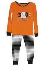 Girl&#39;s Halloween Candy Trick Or Treat Ghost Pajama Set, Size 3T - $9.64