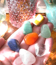 1000x CAST HAUNTED EXTREME 7 GAMBLER STONES WINNING LUCK HIGH MAGICK Witch  - $179.77