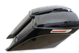 BLACK CHERRY  7&quot; Angled Extended Stretched Saddlebags Bags Harley Tourin... - $461.98