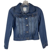 The Childrens Place Girls Denim Jacket Size Large 10 12 Blue Jean Jacket... - £9.96 GBP