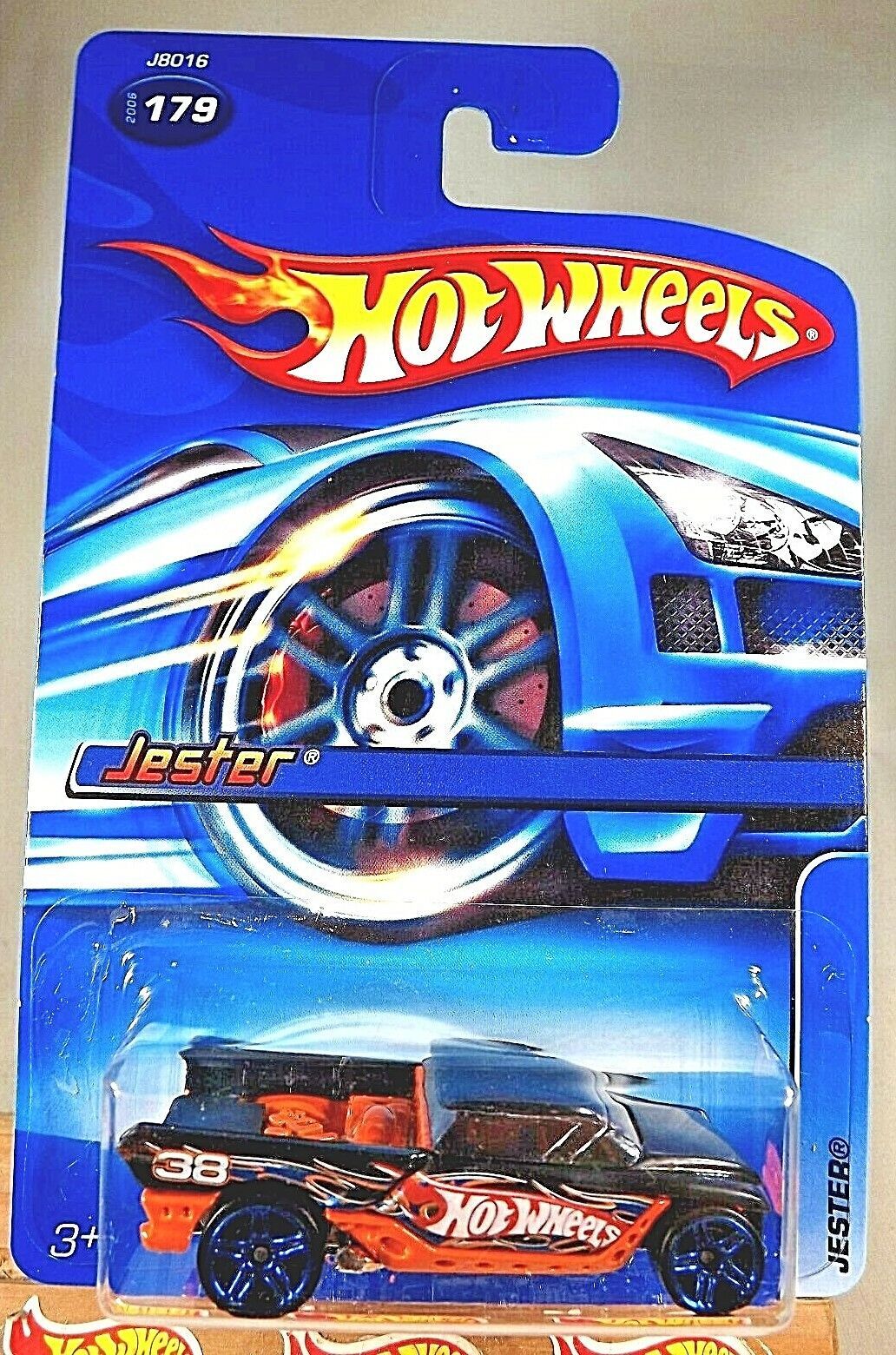 2006 Hot Wheels Mainline/Collector #179 JESTER Trans Black-Orange w/Blue Pr5 Sp
