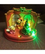 Disney Mickey Minnie Donald Animated Christmas Tree Display Music Lights... - £34.25 GBP