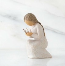 Quiet Wonder Sculpture Figure Hand Painting Willow Tree By Susan Lordi - £46.13 GBP