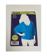Simplicity Sew Simple Sewing Pattern 1972 Size A (6-18) Knit Top and Tie... - £4.67 GBP