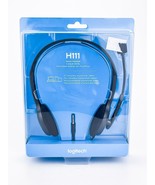 Logitech H111 Wired Headset Stereo Headphones with Noise Cancelling Micr... - $24.96 CAD
