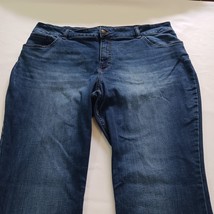 Lee 1WMBEW7 Regular Fit Bootcut Women's Blue Denim Jeans Sz 22W M Measured 42×31 image 10