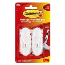 Command Medium Wire Hook 2pcs - £26.69 GBP