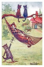 rp15085 - Louis Wain Cats - Little Mischief - print 6x4 - £2.20 GBP