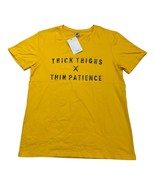 Thick Thighs Thin Patience T Shirt Womens S Thick Life Curvy Girl Tee Ye... - $13.99