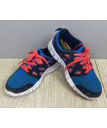 Nike Free Run 2 Black Blue Gold White DX1788-001 GS Size 5Y Jogging Walk... - £13.23 GBP