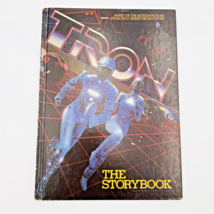 Disney Tron The Storybook 1982 Hardcover Fantasy &amp; Science Fiction Movie... - $12.79