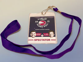 Alaska Airlines 2015 Plane Pull Spectator Pass Lanyard - $4.99